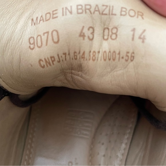 NWOB Anatomic Smart Pedras Brown Leather Lace Up Ankle Boot Size 9 (US) 43 (EU) - Picture 8 of 11